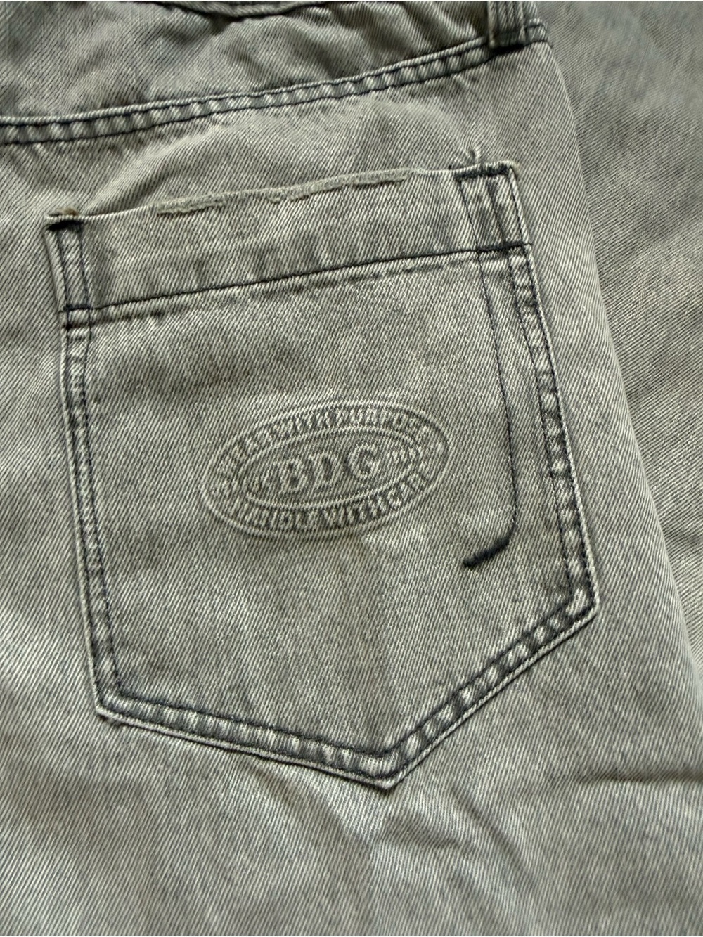 BDG Wide Leg High-Rise Women’s Jeans — Grey - Picture 4 of 5
